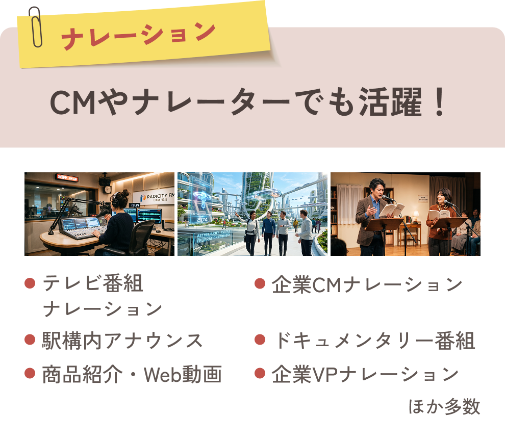 ナレーション